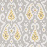 Tapet – Sanderson – Sojourn Wallpaper – Java – Pewter/Chartreuse