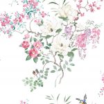 Tapet-Sanderson-Magnolia-Blossom-Panel-B-BlossomLeaf-1