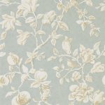 Wallpaper – Sanderson – Woodland Walk- Magnolia & Pomegranate – Grey Blue/Parchment