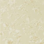 Wallpaper – Sanderson – Woodland Walk- Magnolia & Pomegranate – Parchment/Milk