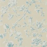 Wallpaper-Sanderson-Magnolia-Pomegranate-ParchmentSky-Blue-1