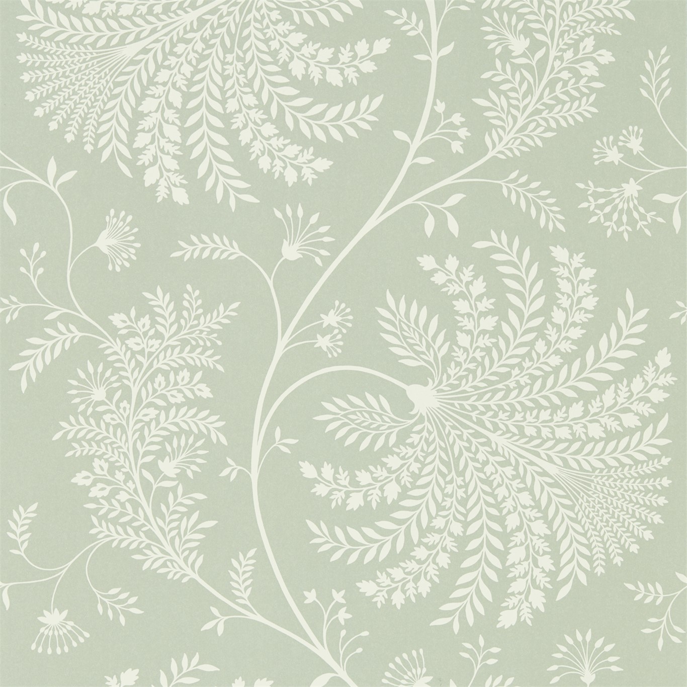 Wallpaper - Sanderson Art of the Garden Mapperton Sage/Cream