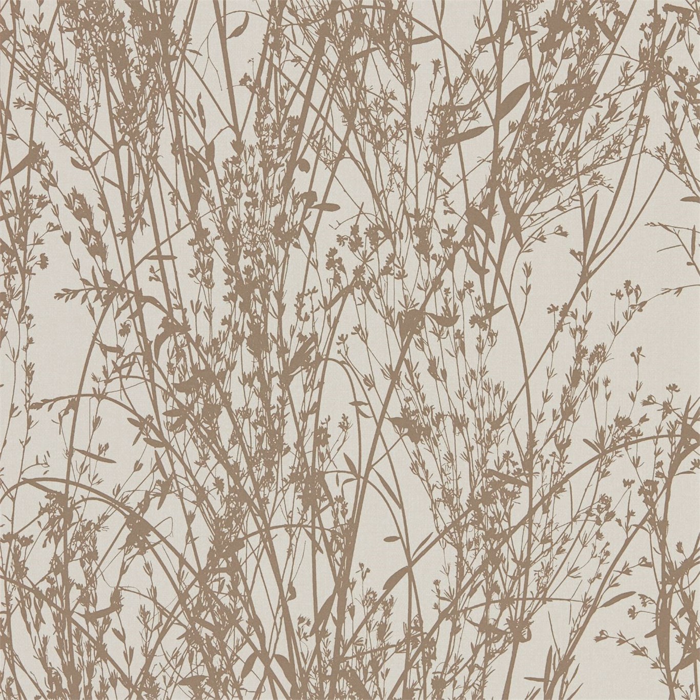 Wallpaper - Sanderson Woodland Walk Wallpapers Meadow Canvas Gilver/Linen