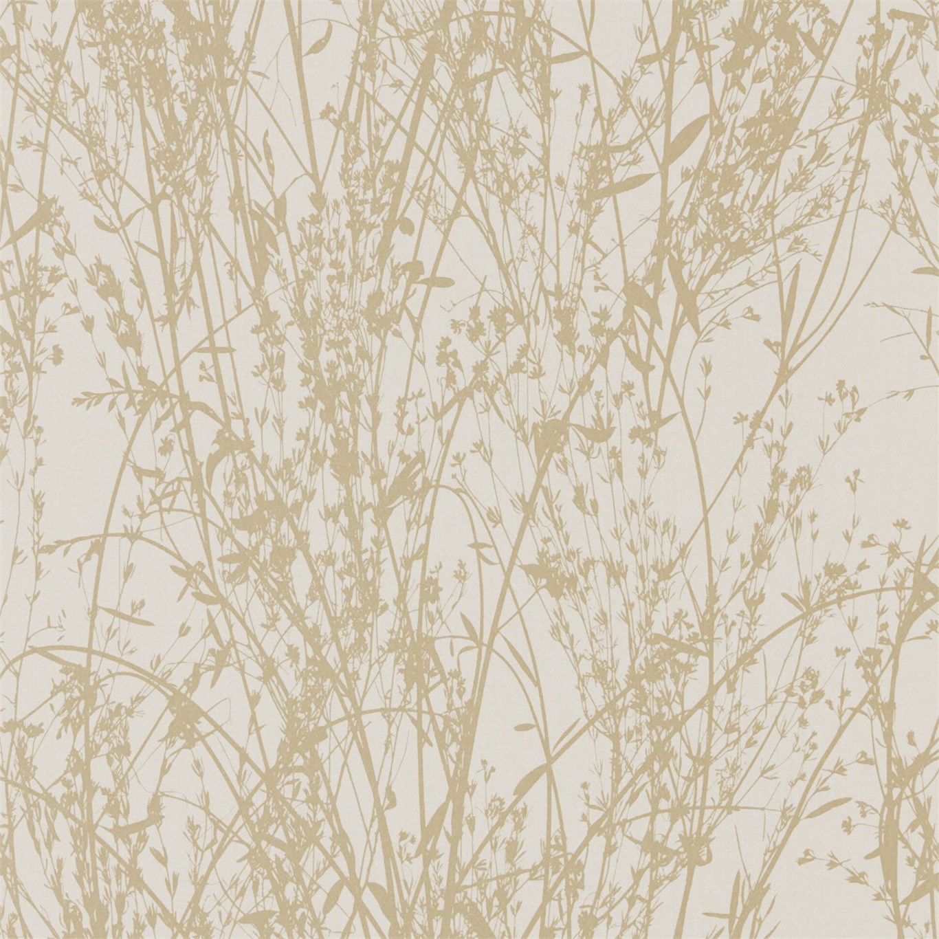 Tapet - Sanderson Woodland Walk Wallpapers Meadow Canvas Wheat/Cream