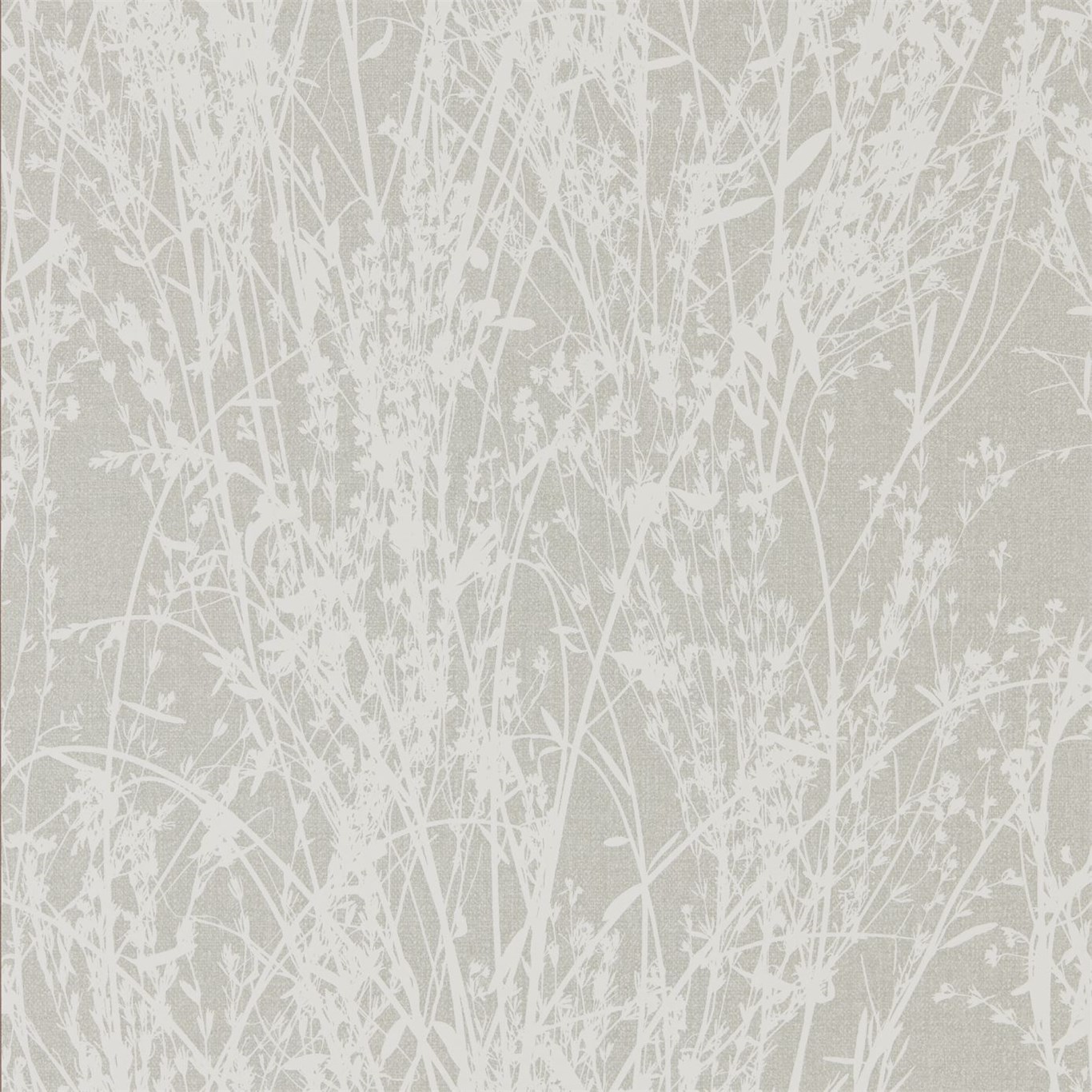 Wallpaper - Sanderson Woodland Walk Wallpapers Meadow Canvas White/Grey