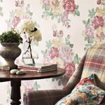 Wallpaper – Sanderson Caverley Wallpapers Midsummer Rose Lilac/Rose