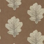 Tapet – Sanderson – Woodland Walk- Oak Filigree – Copper/Graphite