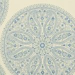 Tapet-Sanderson-Paisley-Circles-Blue-1