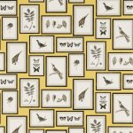 Wallpaper – Sanderson – Voyage of Discovery – Picture Gallery – Yellow/Charcoal