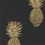 Wallpaper – Sanderson – Art of the Garden – Pineapple Royale – Graphite/Gold