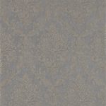 Tapet – Sanderson – Waterperry Wallpaper – Riverside Damask – Mole/Copper