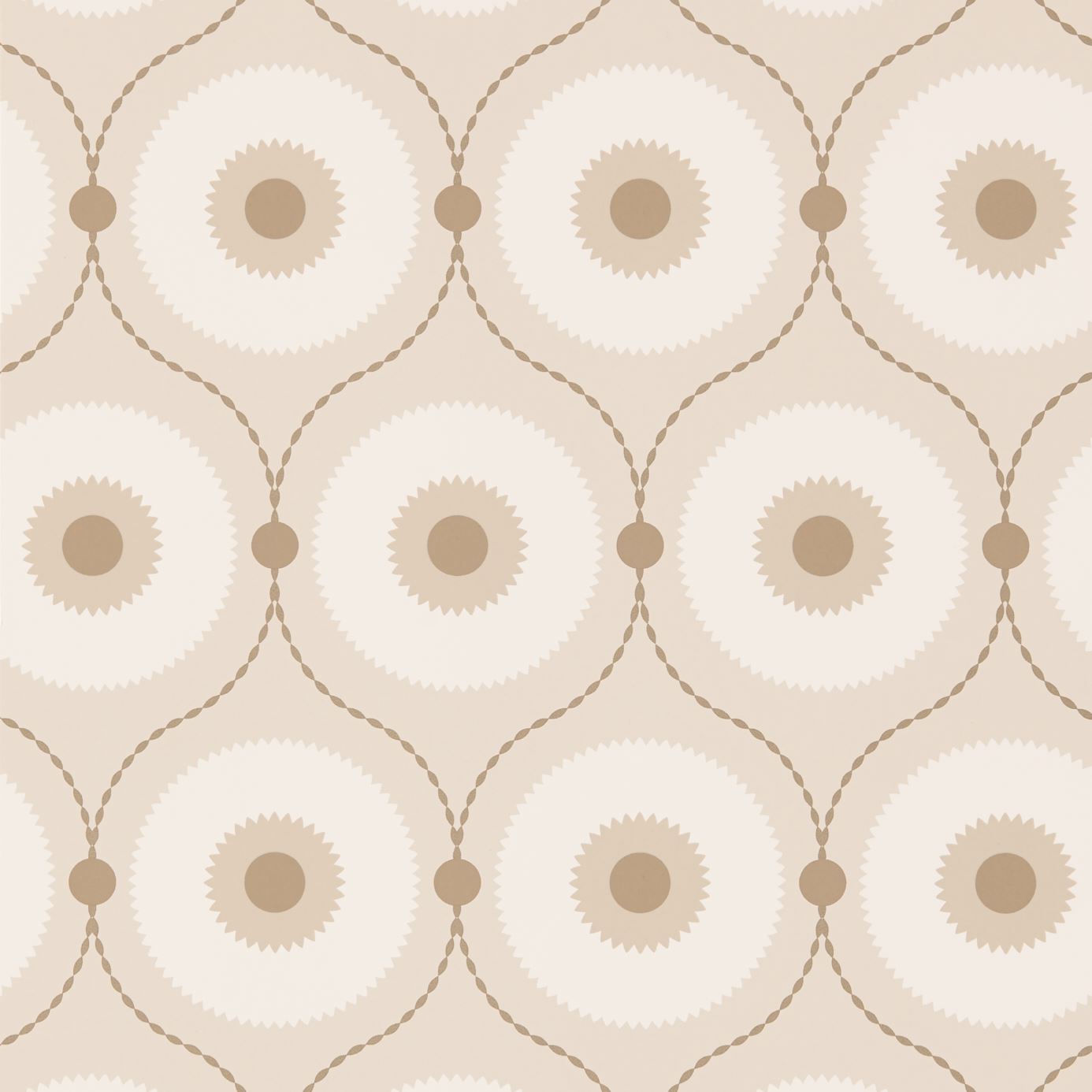 Tapet - Sanderson Sojourn Wallpaper Starla Linen/Ivory