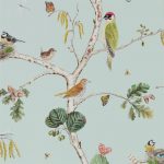 Wallpaper – Sanderson – Woodland Walk- Woodland Chorus – Sky Blue/Multi