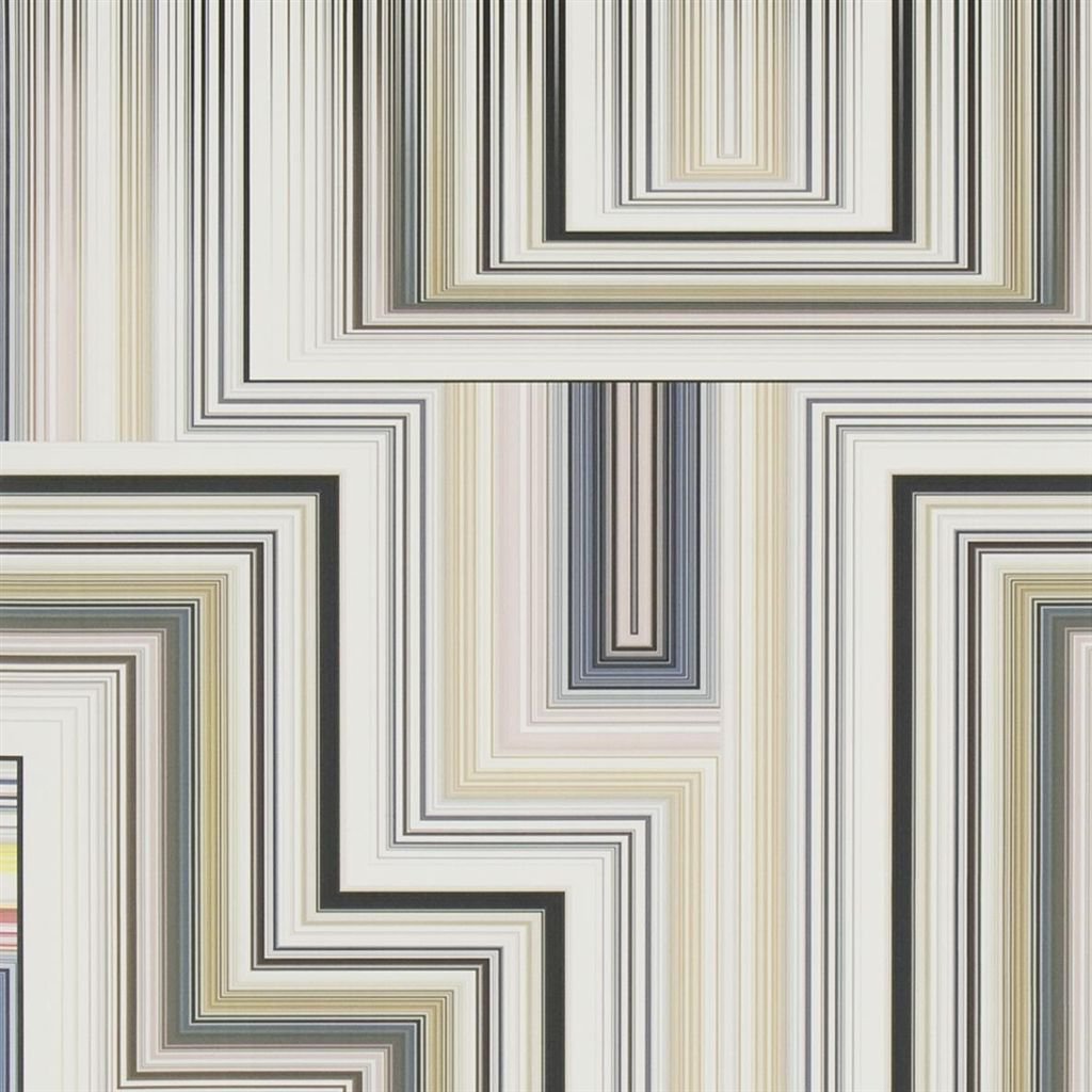 Wallpaper Christian Lacroix Carnets Andalous WALLPAPER Abstract Malachite - Multicolore Wallpaper