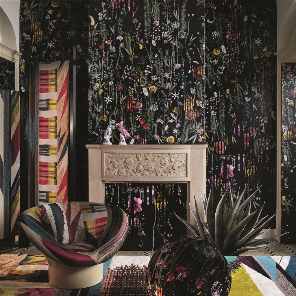 Tapet Christian Lacroix Histoires Naturelles Wallpaper Babylonia Nights Panoramic Crepuscule