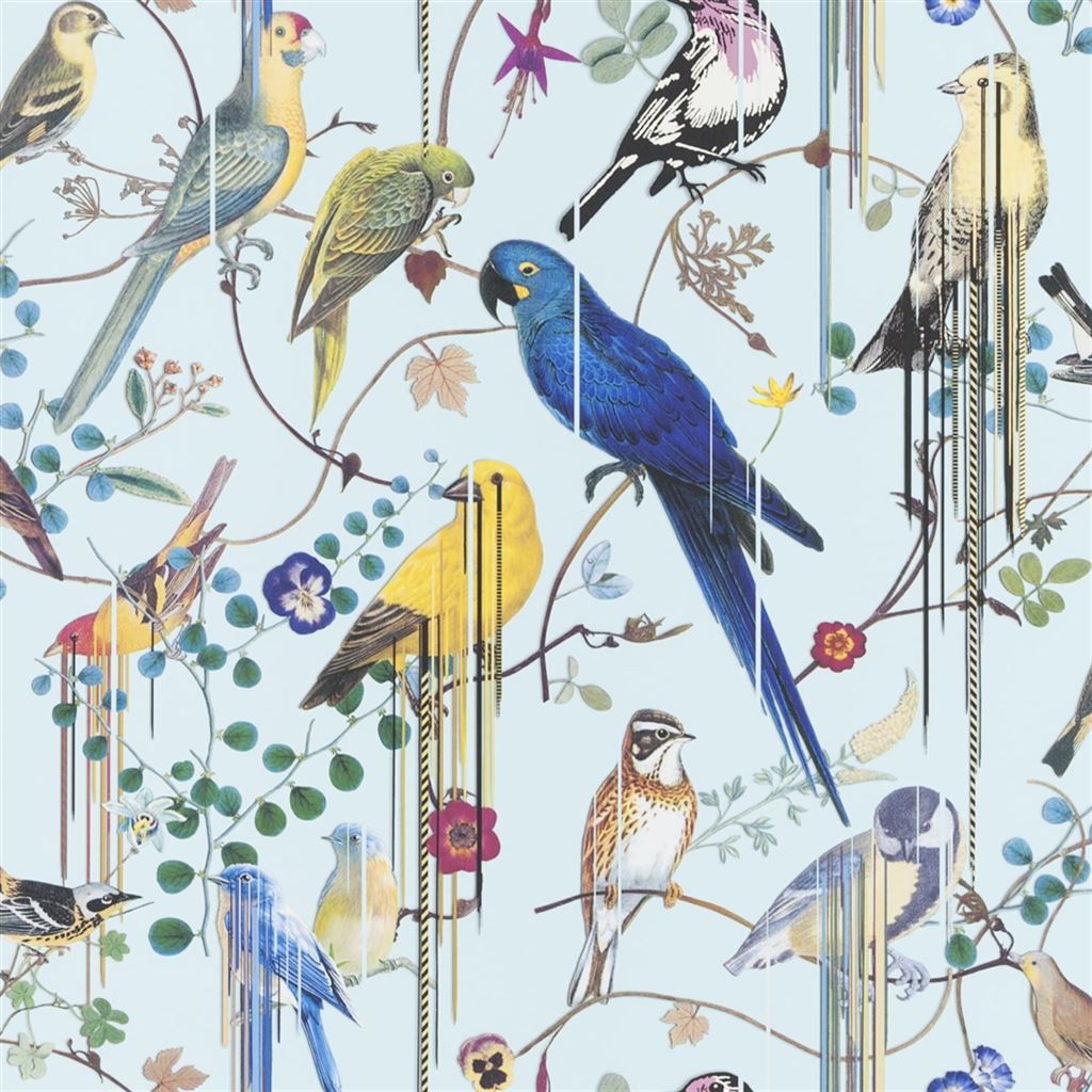Tapet Christian Lacroix Histoires Naturelles Wallpaper Birds Sinfonia Source