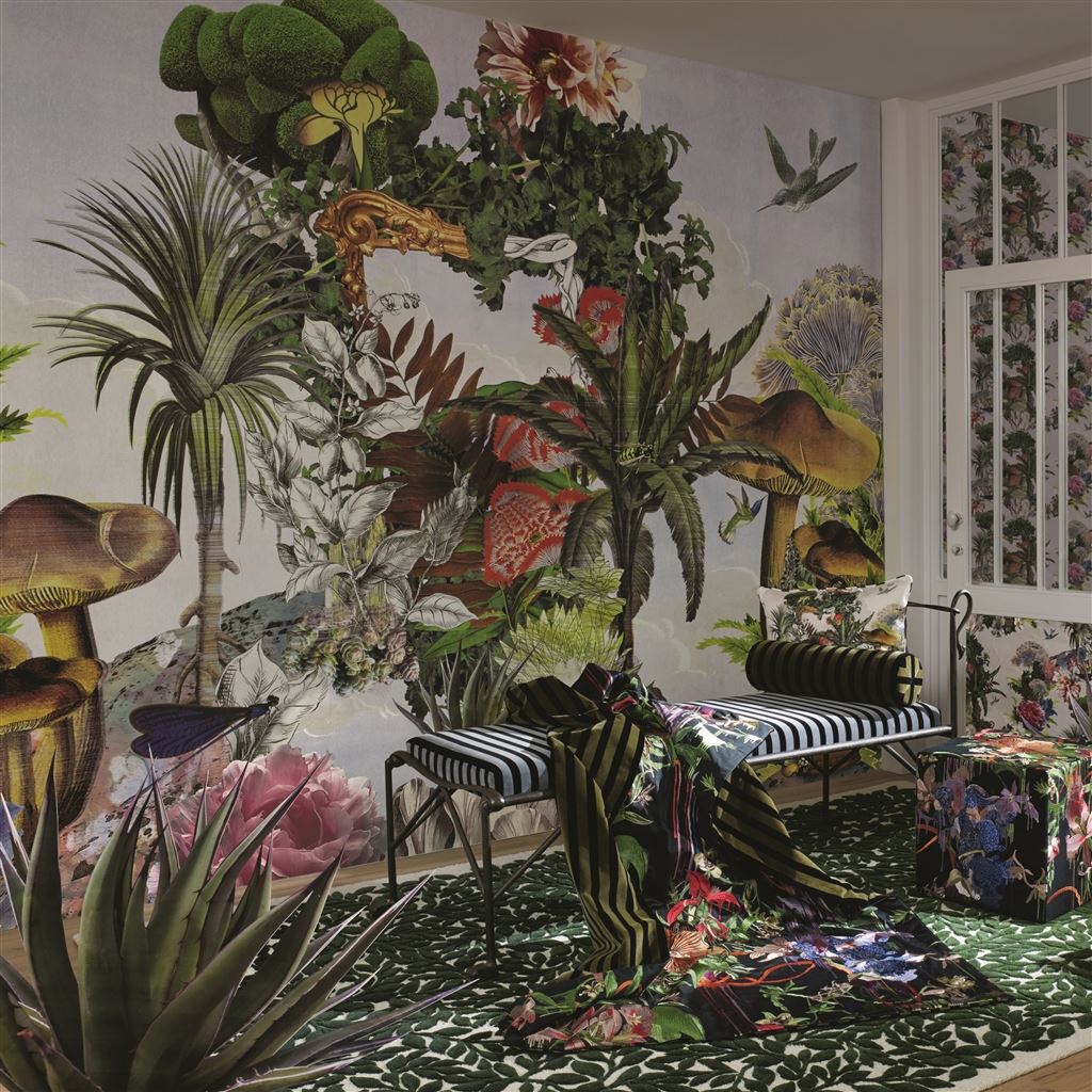 Tapet Christian Lacroix Histoires Naturelles Wallpaper Jardin des Reves Panoramic Prisme