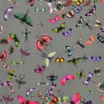 Wallpaper Christian Lacroix Nouveaux Mondes WALLPAPER Mariposa – Perle Wallpaper