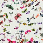 Wallpaper Christian Lacroix Nouveaux Mondes WALLPAPER Mariposa – Perroquet Wallpaper