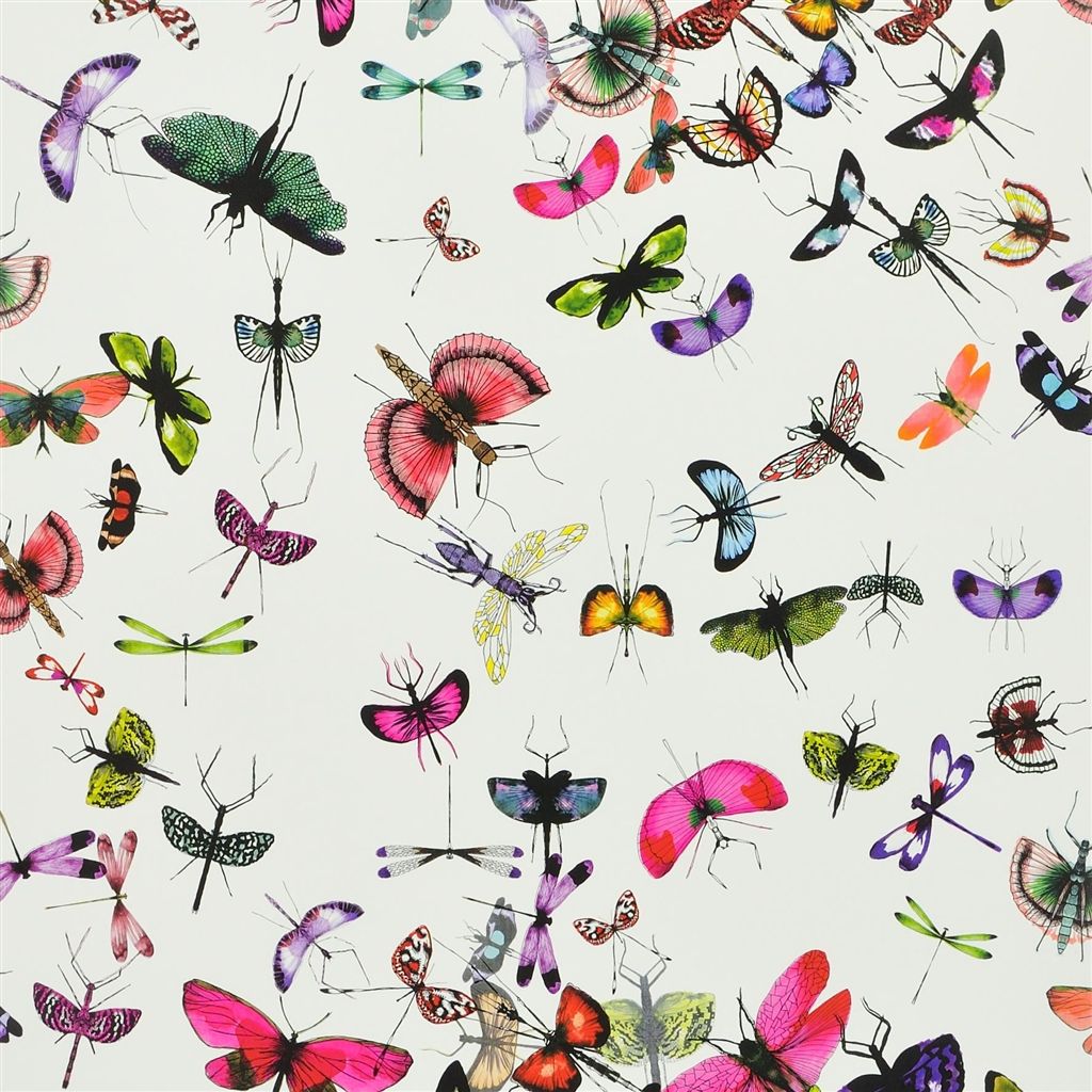 Tapet Christian Lacroix Nouveaux Mondes WALLPAPER Mariposa - Perroquet Wallpaper