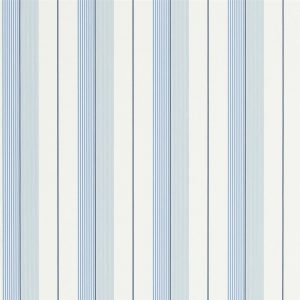 Tapet Ralph Lauren Signature Stripes and Plaids WALLPAPER AIDEN STRIPE - BLUE / WHITE