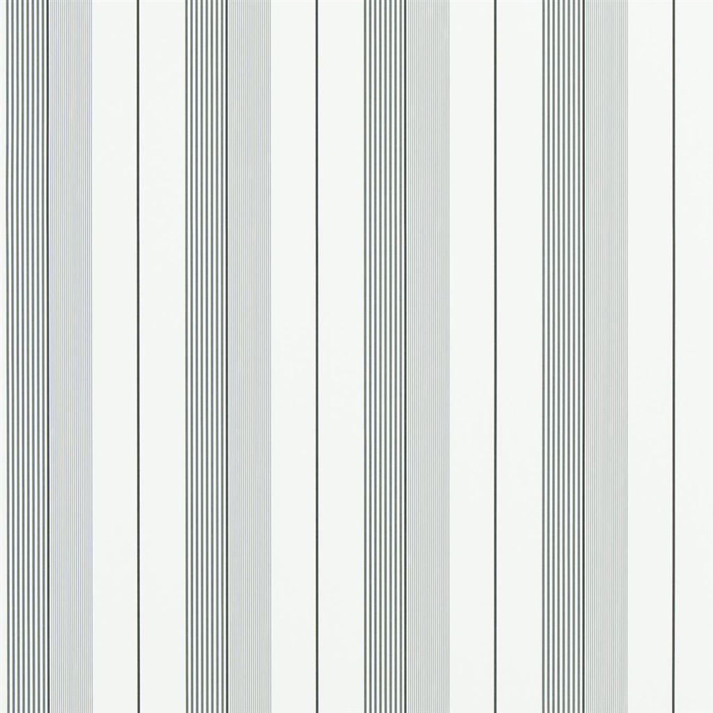 Wallpaper Ralph Lauren Signature Papers III Wallpaper Aiden Stripe - Black / Grey
