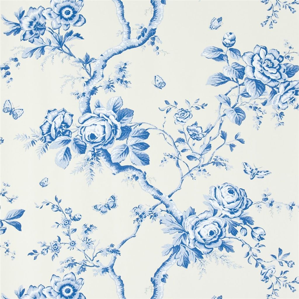 Tapet Ralph Lauren Signature Papers III Wallpaper Ashfield Floral - Delft