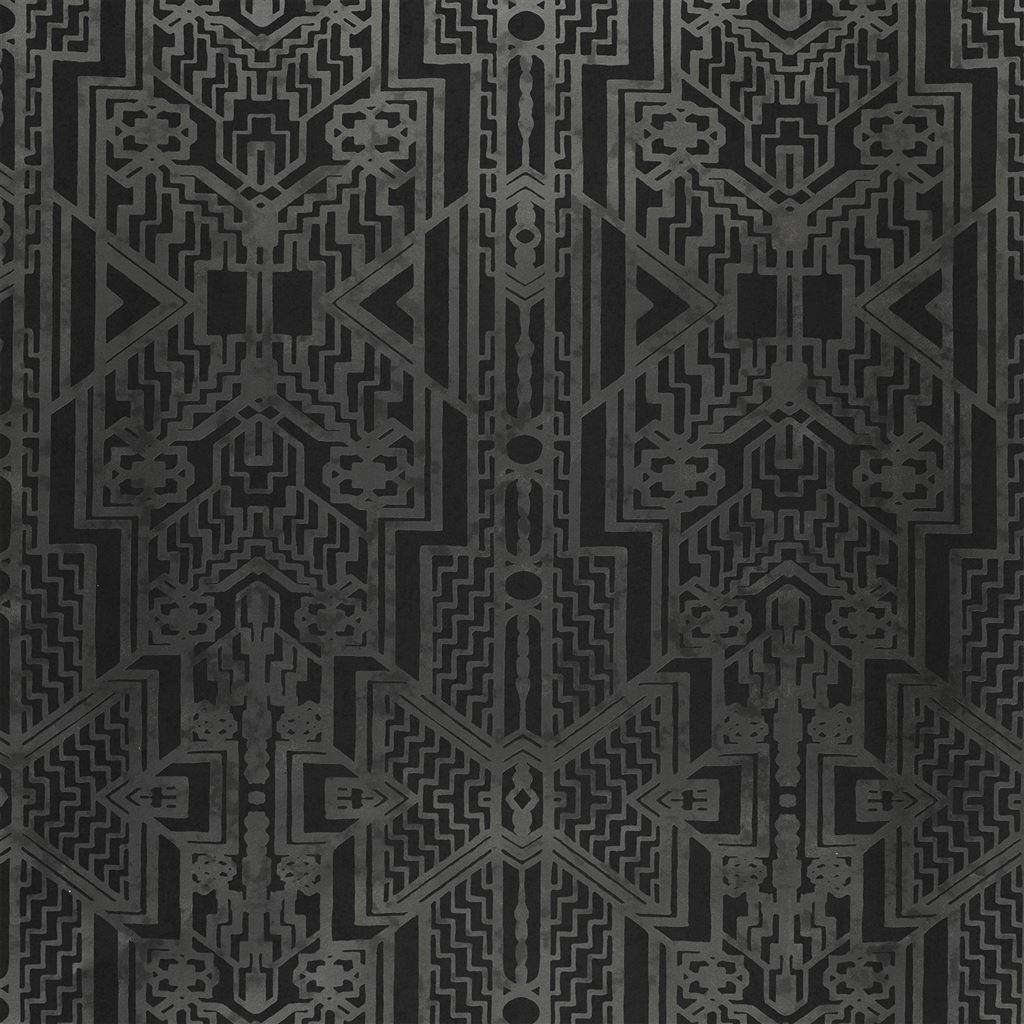 Tapet Ralph Lauren Signature Penthouse Suite Wallpaper Brandt Geometric Charcoal