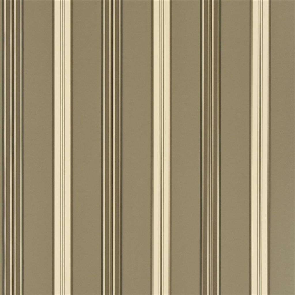 Wallpaper Ralph Lauren Signature Papers II WALLPAPER Dunston Stripe - Gunmetal