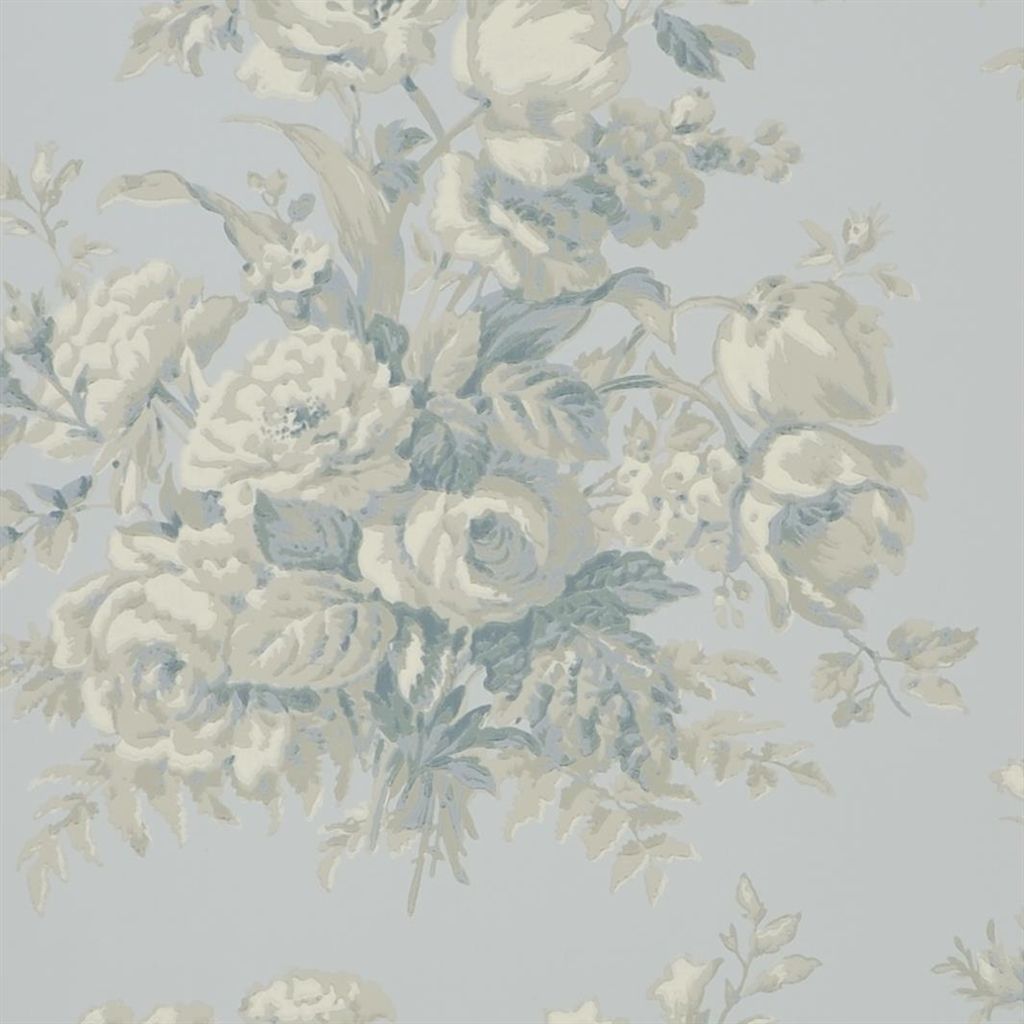 Tapet Ralph Lauren Signature Florals Wallpaper FRANCOISE BOUQUET - BLUESTONE