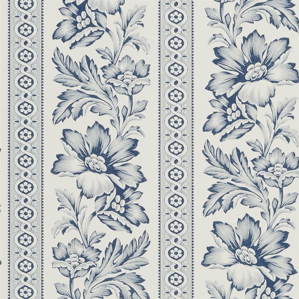 Tapet Ralph Lauren Signature Loft Wallpaper Gwinnet Toile Indigo