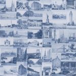 Wallpaper – Ralph Lauren – NEW YORK POSTCARD – Indigo