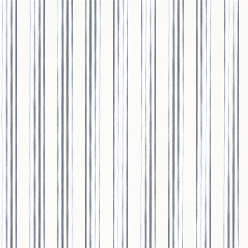 Wallpaper Ralph Lauren Signature Papers III Wallpaper Palatine Stripe - Porcelain Blue