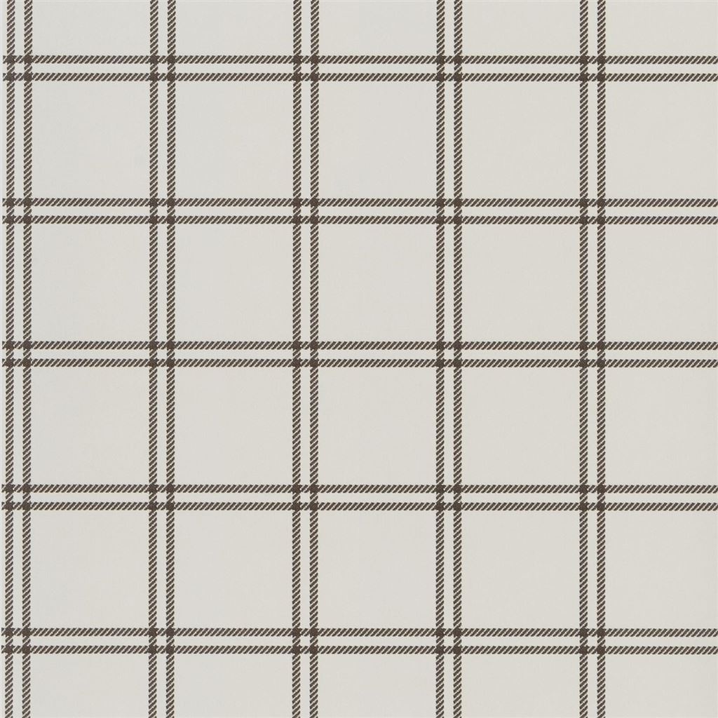 Tapet Ralph Lauren Signature Loft Wallpaper Shipley Windowpane Chocolate