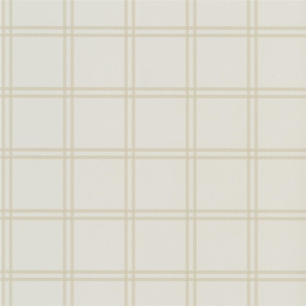 Tapet Ralph Lauren Signature Loft Wallpaper Shipley Windowpane Cream