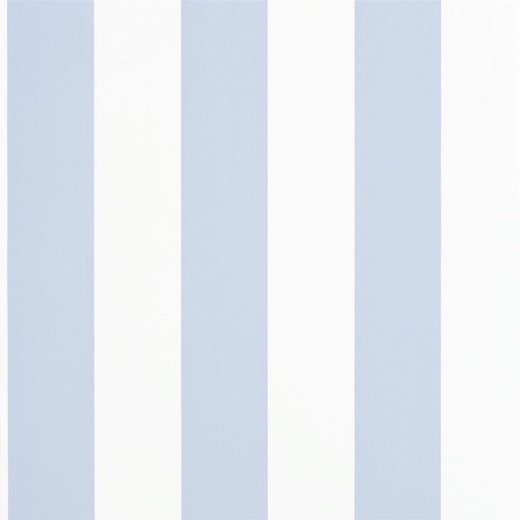 Tapet Ralph Lauren Signature Papers III Wallpaper Spalding Stripe - Blue / White