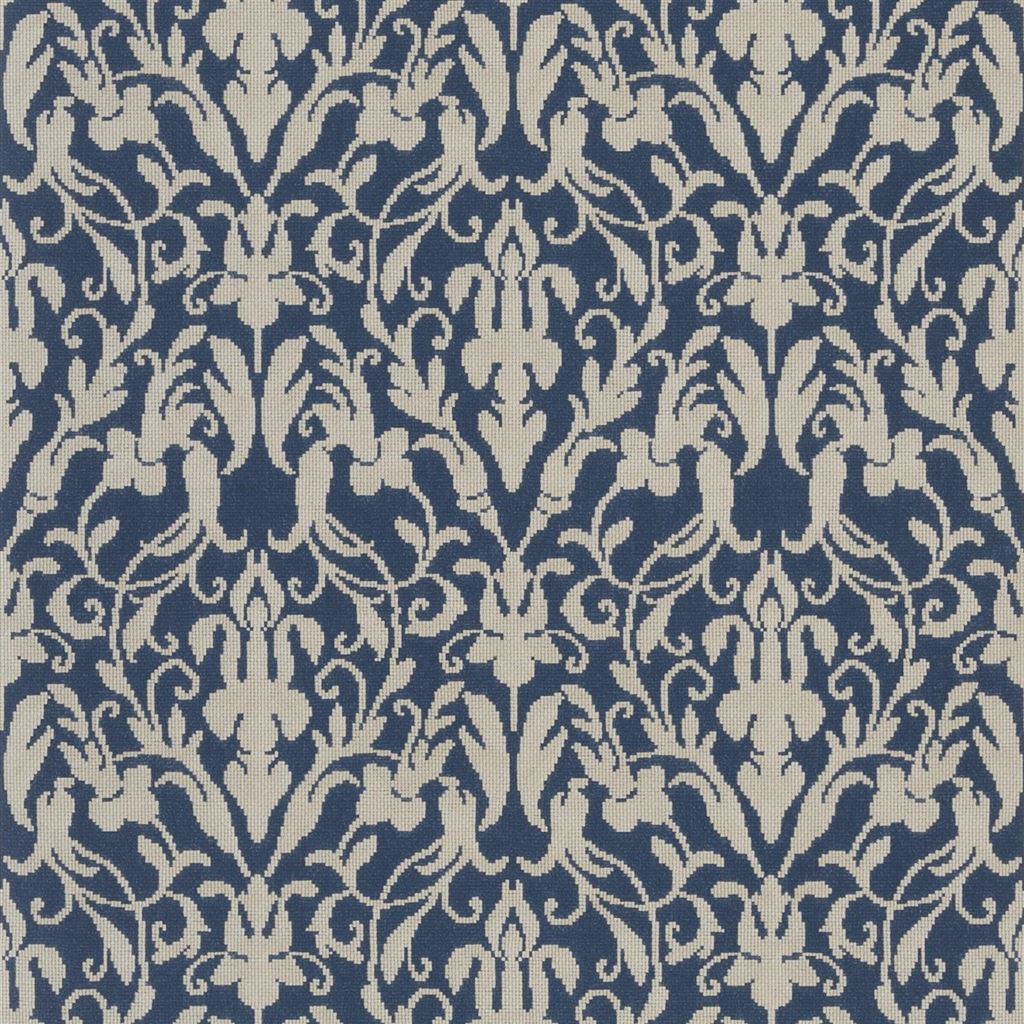 Tapet Ralph Lauren Signature Loft Wallpaper Speakeasy Damask Indigo