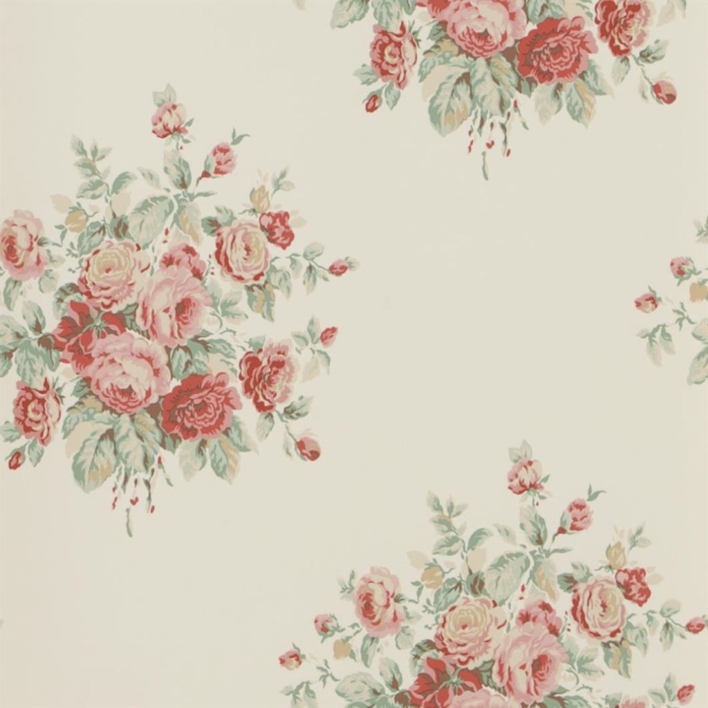 Tapet Ralph Lauren Signature Florals Wallpaper WAINSCOTT FLORAL - CREAM