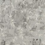 Wallpaper – Christian Lacroix – Au Theatre Ce Soir – Exotisme – Argent – Matching set – 53 cm x 10 m