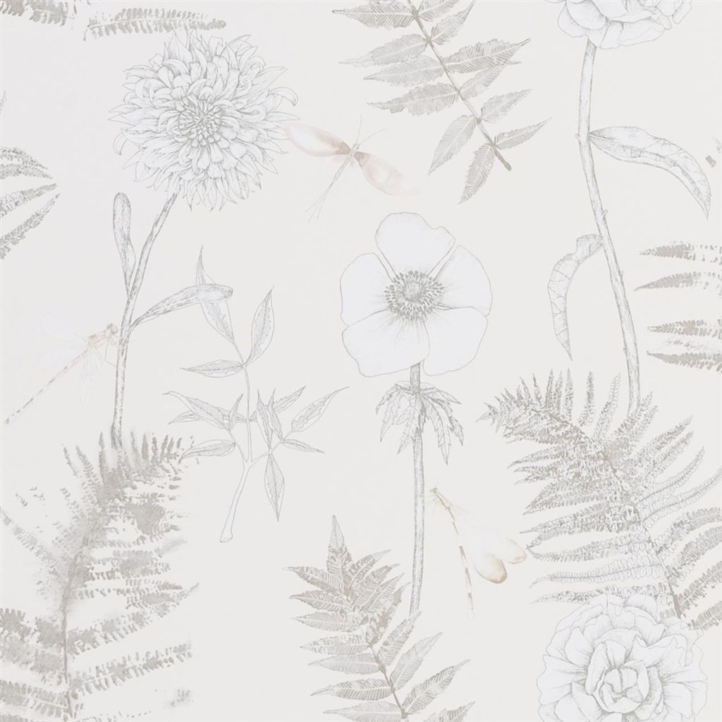 Wallpaper - Designers Guild - Majolica - Acanthus - Ivory - Half drop - 53 cm x 10 m