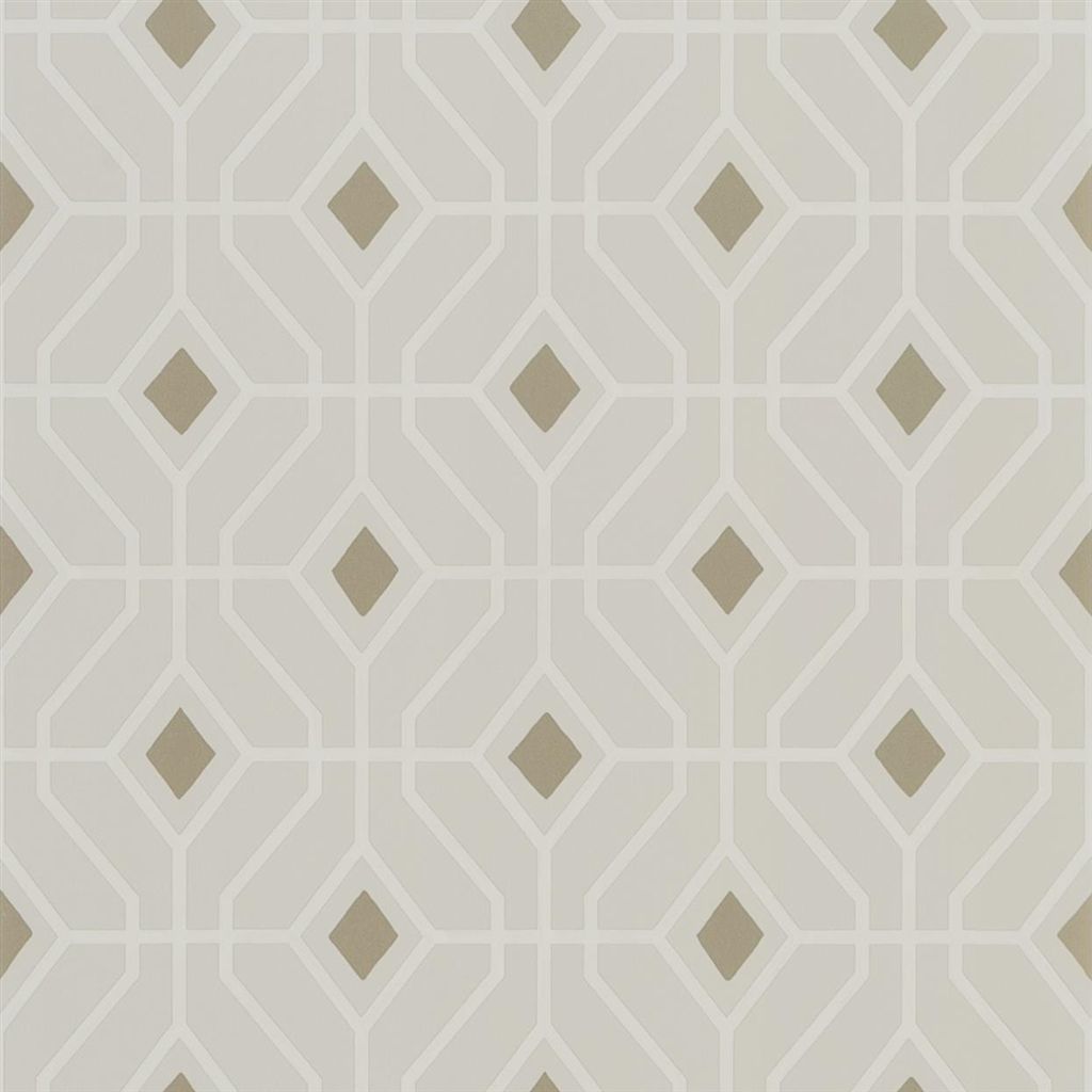 Wallpaper - Designers Guild - Majolica - Laterza - Linen - Straight match - 53 cm x 10 m