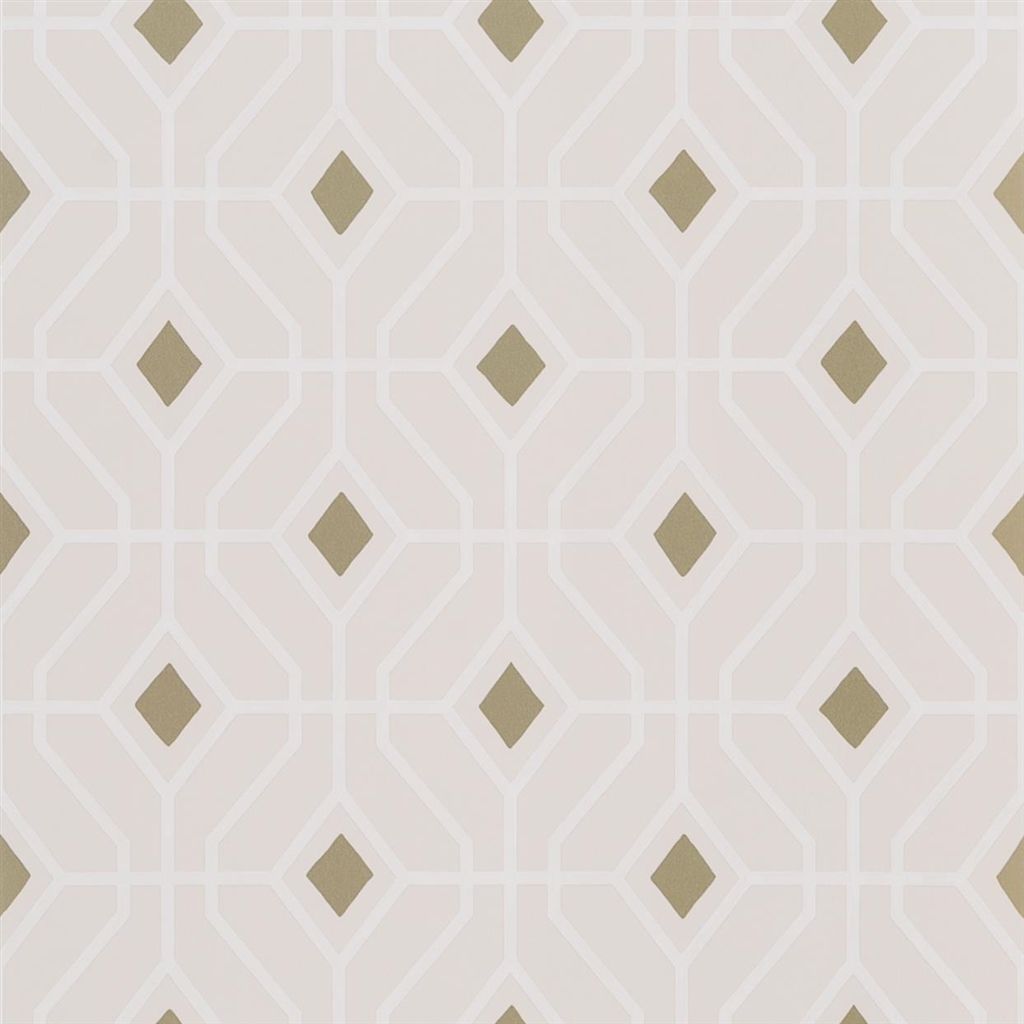 Wallpaper - Designers Guild - Majolica - Laterza - Shell - Straight match - 53 cm x 10 m